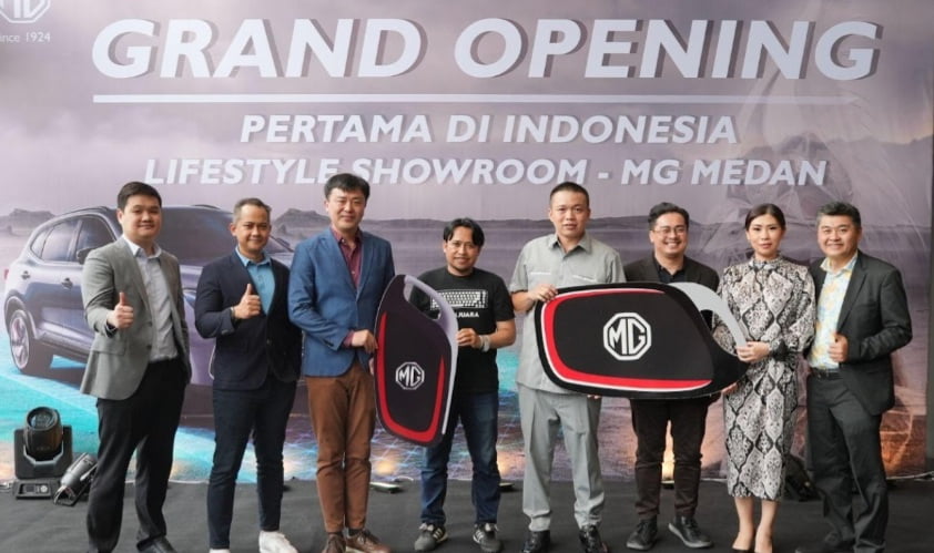 Pertama dan Terbesar di Indonesia, MG Medan Makin Moncer Resmikan Showroom Berkonsep 4S