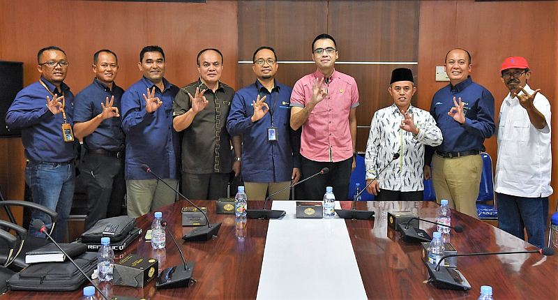 Komisi 3 DPRD Medan saat Rapat Dengar Pendapat (RDP).