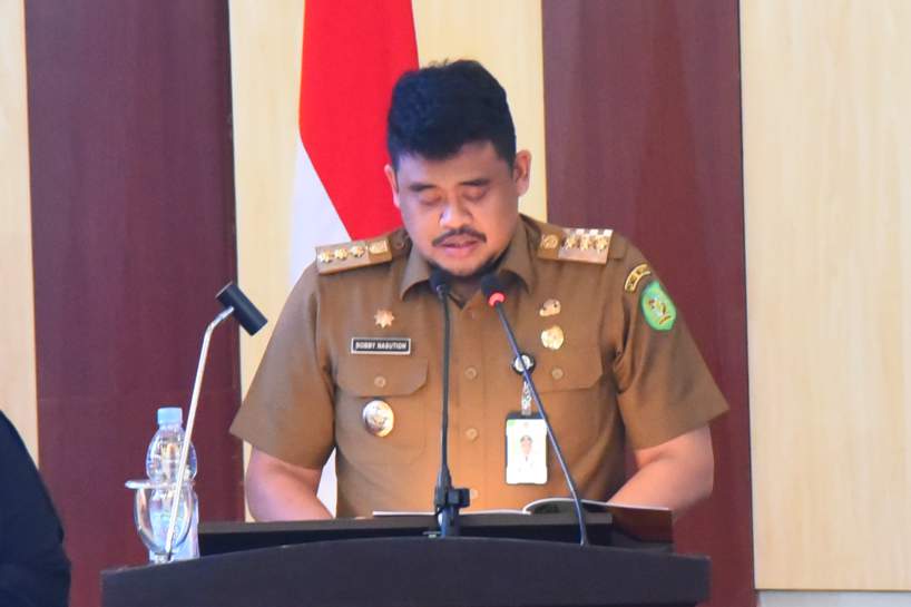 Sambutan Wali Kota Medan, Bobby Afif Nasution.